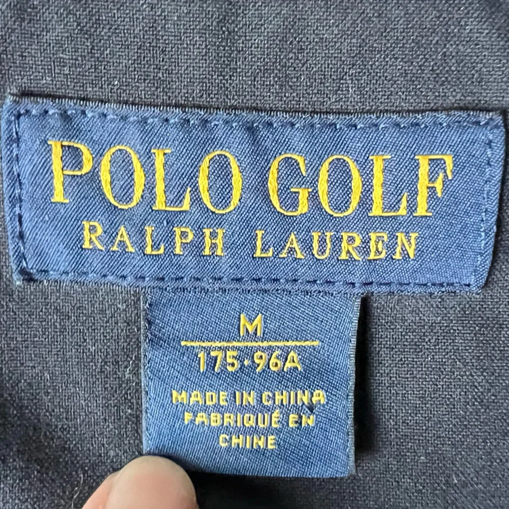 POLO GOLF RALPH LAUREN Classic Diamond Quilted Vest Navy Blue Seersucker Lining - Picture 2 of 11